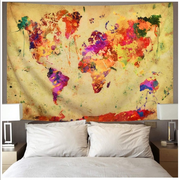 Bohemian Tapestry Accessories - ✨Vintage World Map Tapestry